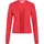 VILA Viril Short L/S Knit Cardigan rot M