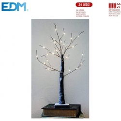 EDM Weihnachtsbaum 60cm 24 warme LEDs