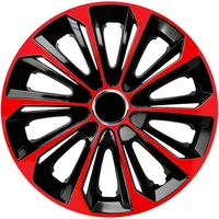 NRM Radzierblende EXTRA Strong schwarz/rot 16 Zoll 4er Set