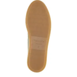 TAMARIS Damen, Moccassin flach Leder, grün, 38 EU