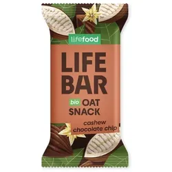 Lifebar OatSnack Cashew Chocolate Chip bio