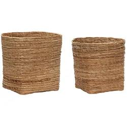 Hübsch Interior - Gentle Aufbewahrungskorb, natur (2er-Set)