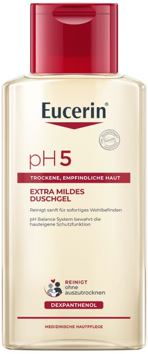 Eucerin® pH5 Duschgel – Seifenfreie Reinigung für trockene und strapazierte Haut