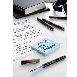 Faber-Castell Free Ink Tintenroller grau 1,5 mm, Schreibfarbe: blau, 1 St.