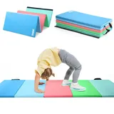 PhysKcal 5 Panel Buntes Klappbare Weichbodenmatte Turnmatte Fitnessmatte Gymnastikmatte mit Tragegriffen, Sportmatte Spielmatte, Tumbling-Matte für Kinder, Polsterung für Activity Play