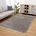 Hochflor-Teppich CARPET CITY Pulpy 100 Gr 7 grau B 240cm H 30mm L 340cm Kunstfaser Teppiche Fransenteppich Läufer weich mit Fransen uni viele Größen Wohnzimmer Schafzimmer