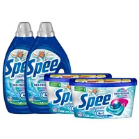 SPEE Deo-Frische-Set Gel 2x 22 Waschladungen (44WL) Deo-Frische Frische-Kick & Power Caps 2x 18 Waschladungen (36WL) Deo-Frische Frische-Kick, bekämpft Alltagsgerüche