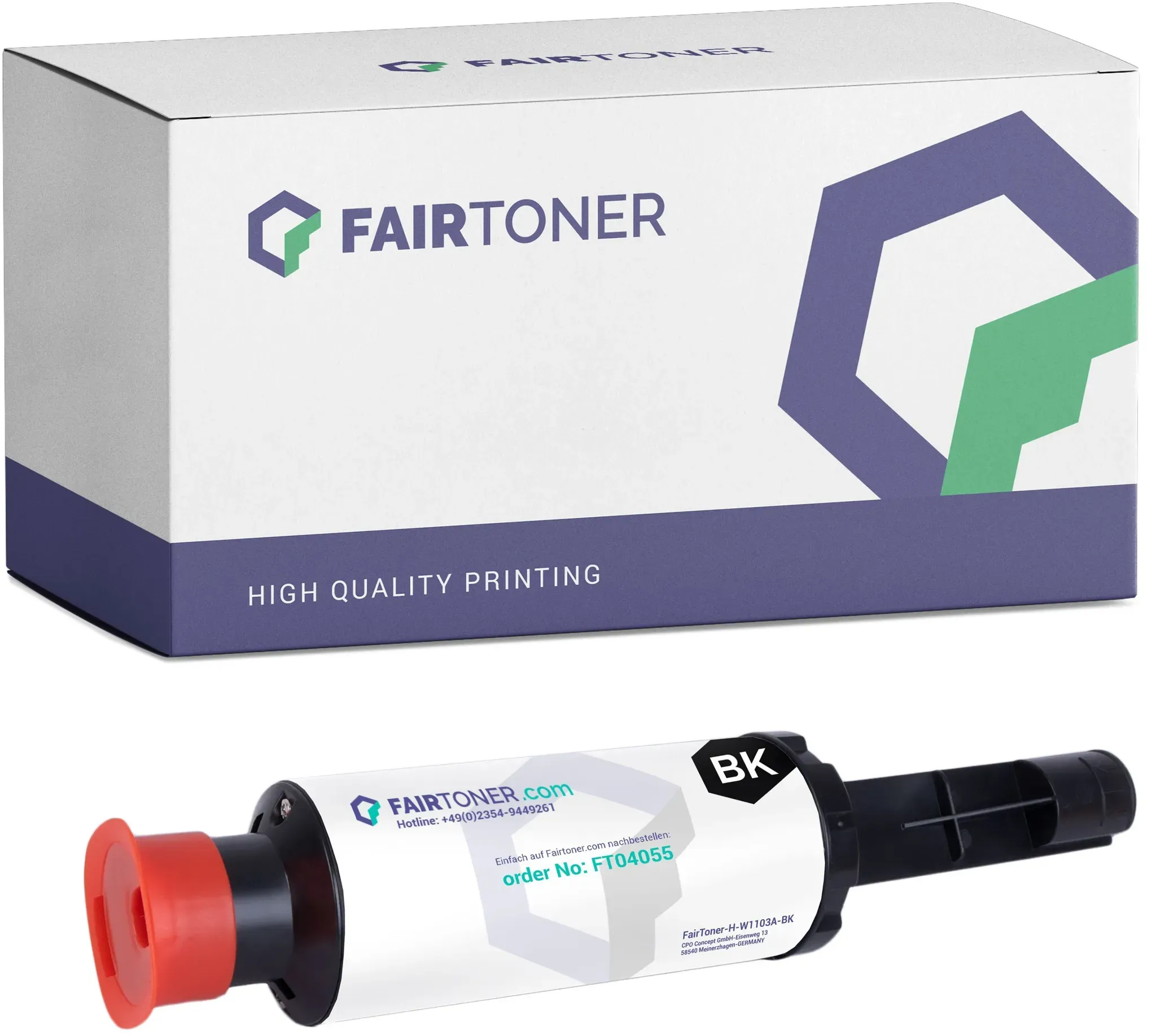 Kompatibel für HP Neverstop Laser 1200 Series (W1103A / 103A) Toner Schwarz
