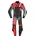 Perforated 1-tlg schwarz/rot/grau 52