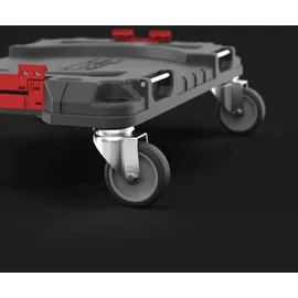 QBRICK System PRO Transport Platform Transportwagen 506 x 325 x 140 mm mit 4 Lenkrollen Und 2 Bremsen -