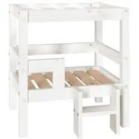 vidaXL Hundekorb vidaXL 60 x 55,5 cm weiß