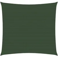 VidaXL Sonnensegel 160 g/m2 Dunkelgrün 4x4 m HDPE