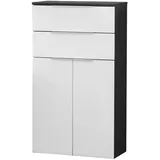 Fackelmann Bad-Hängeschrank Kara Anthrazit 61 cm