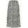 LASCANA Plisseerock Damen Bedruckt Schwarz/Beige 36