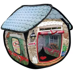 KONG Cat Play Spaces Bungalow | Schlafhöhle und Spielspaß für Katzen