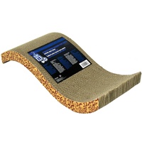 Kratzbrett -/  Kratzlounge mit Katzenminze (Catnip) -  Chaise 54 x 22,5 x 11,5cm