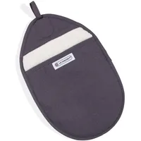 Le Creuset Topflappen mit extra Handgelenkschutz, Einheitsgröße, Perlgrau,
