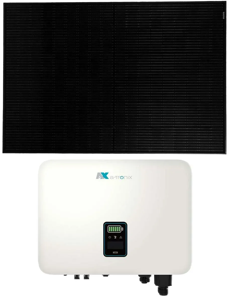 a-TroniX 8kWp Glas Glas PV-Anlage ohne Speicher mit a-TroniX Hybridpower 8kW