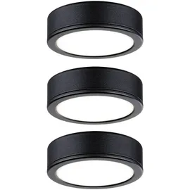 Paulmann LED-Schrankleuchte LED LED fest eingebaut 9W Warmweiß Schwarz