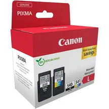 Canon PG-540L schwarz + CL-541XL CMYB