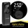 Dunlop Elektrische Luftpumpe Akku Kompressor mit USB-C Anschluss - Fahrradpumpe alle Ventile - Ballpumpe - Kompressor 10 Bar mit Manometer - Kunststoff - Schwarz