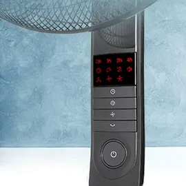 Midea FS40-15FR Standventilator schwarz