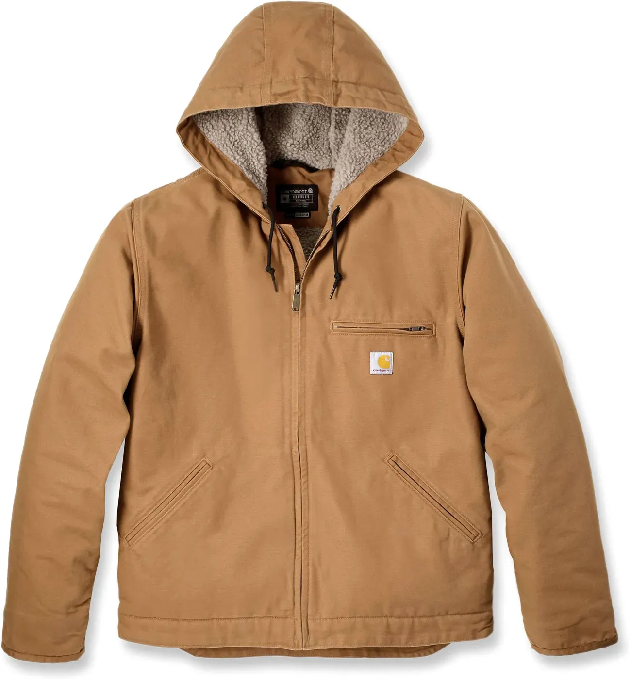 Carhartt Sherpa Lined, veste en textile - Marron Clair - L