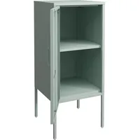 [en.casa] Nachtschrank Hausjärvi 82x35x35 cm Stahl Mintgrün