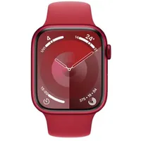 Apple Watch Series 9 GPS 45 mm Aluminiumgehäuse (product)red, Sportarmband (product)red S/M