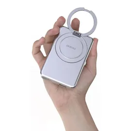 DUDAO K28 10000 mAh Pd 22,5 W Magsafe Powerbank mit Metallgehäuse und Ringständer Grau