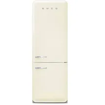 Smeg FAB38RCR6 Retro-Kühl-Gefrierkombination (481 l, 2050 mm hoch, Creme)