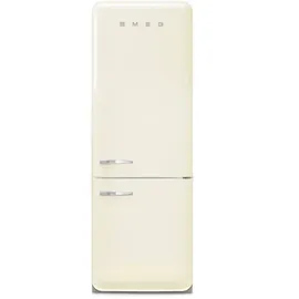 Smeg FAB38RCR6 Retro-Kühl-Gefrierkombination (481 l, 2050 mm hoch, Creme)