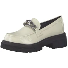 Marco Tozzi Damen by Guido Maria Kretschmer 2-2-84701-29 Flacher Slipper, Cream PATENT, 39 EU