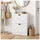 Hti-Living Thekla Schuhschrank 1 Stück 80 x 30 x 90 cm Weiß