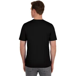 TRIGEMA T-Shirt TRIGEMA "TRIGEMA T-Shirt aus 100% Baumwolle", Herren, Gr. M, schwarz, 100% Baumwolle, Basic, Shirts T-Shirt