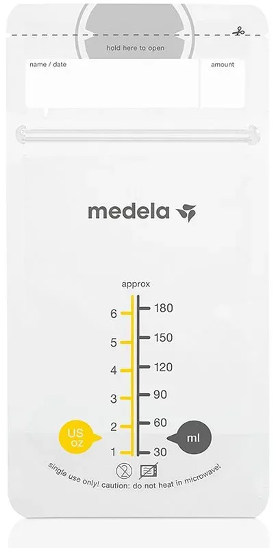 Medela Breast Milk Storage Bags Beutel zum Aufbewahren von Muttermilch 25 St.