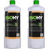 BiOHY Creme Seife Hautfreundliche Waschlotion, Phosphatfreie Handseife rückfettende Seifencreme 2er Pack (2 x 1 Liter Flasche)