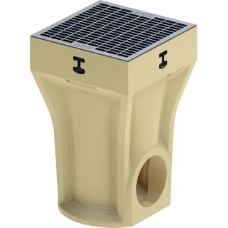 ACO Self Punktablauf Standardpoint Polymerbeton 25 x 25 x 21 cm