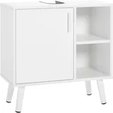 EUGAD Waschbeckenunterschrank (1-St) weiß 60 cm x 60 cm x 30 cm