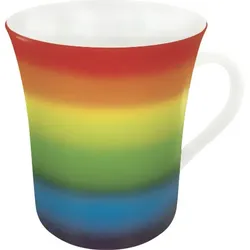Könitz Porzellan Becher, Regenbogen