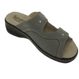 Hickersberger Milano Hallux Pantolette grau, Größe 40
