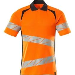 Warnschutz Polo-Shirt "ACCELERATE SAFE" UV-Schutz - L - orange/schwarzblau