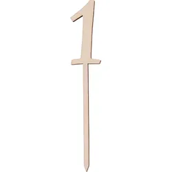 Sallys Cake Topper Zahlen - aus echtem Holz