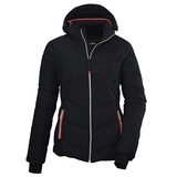 KILLTEC Damen Steppjacke/Skijacke mit abzippbarer Kapuze und Schneefang KSW 289 WMN SKI JCKT, schwarz blau, 42, 37956-000