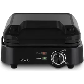 h.koenig GFX420 Waffelmaker Schwarz