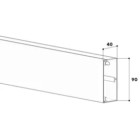 GGK LFG-Kanal 40x90 ws 1071