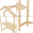 [en.casa] Kinderschreibtisch Suså 110 x 50 x 160 cm Kiefer naturbelassen beige