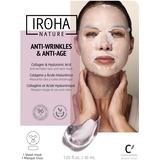 IROHA NATURE Gesicht und Halsmaske Collagen, 1er Pack (1 x 1 Stück)