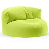Green Bean Indoor, Hellgrün, Textil, Füllung: EPS Mikroperlen,Styroporkugeln,Styroporkugeln, Rund, 90x50x50 cm, Hergestellt in Deutschland, Gartenmöbel, Outdoor-Sitzsäcke