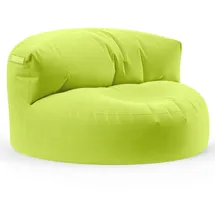 Green Bean Indoor, Hellgrün, Textil, Füllung: EPS Mikroperlen,Styroporkugeln,Styroporkugeln, Rund, 90x50x50 cm, Hergestellt in Deutschland, Gartenmöbel, Outdoor-Sitzsäcke
